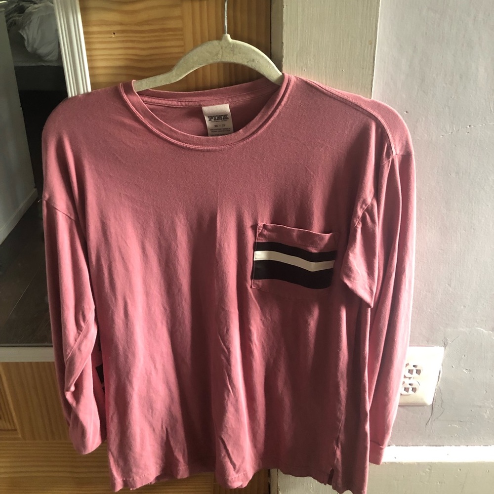 Victoria’s Secret pink shirt